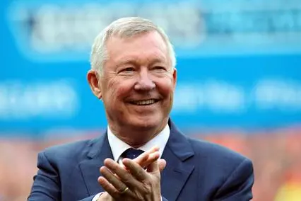 epa06713859 (FILE) Former Manchester United manager Sir Alex Ferguson before the English Premier League soccer match between Manchester United and Everton at the Old Trafford in Manchester, Britain, 05 October 2014 (reissued 05 May 2018). According to reports on 05 May 2018, former Manchester United manager Sir ALex Ferguson undergone emergency surgery after brain haemorrhage. Ferguson stays in intensive care for recovery. EPA/PETER POWELL