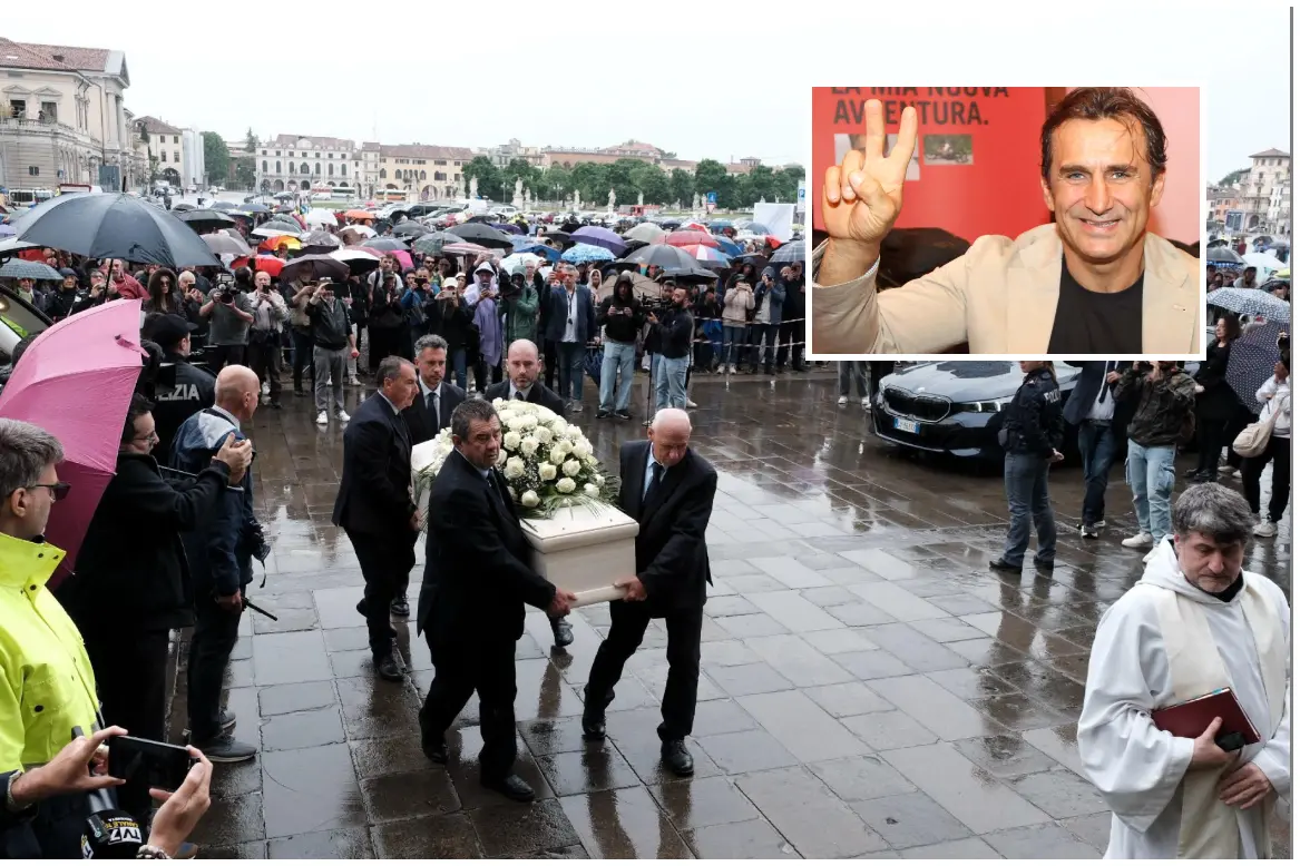 I funerali di Zanardi a Padova (foto Ansa)