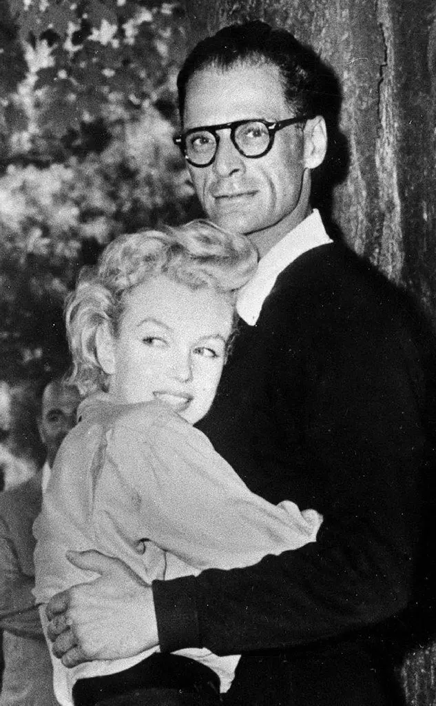 Insieme al marito Arthur Miller