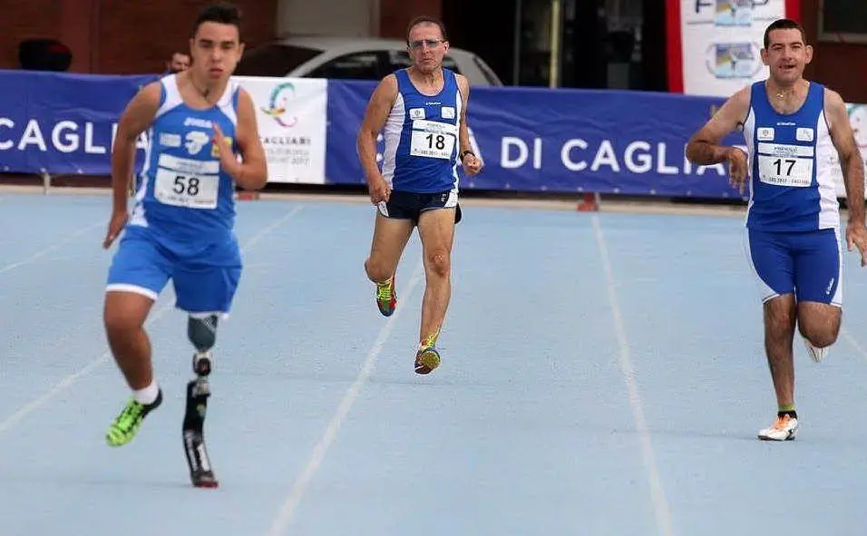 Al via i campionati di atletica leggera: 5 sardi coinvolti (in foto - a destra e al centro - Fabrizio Minerba e Roberto Felicino Musiu)