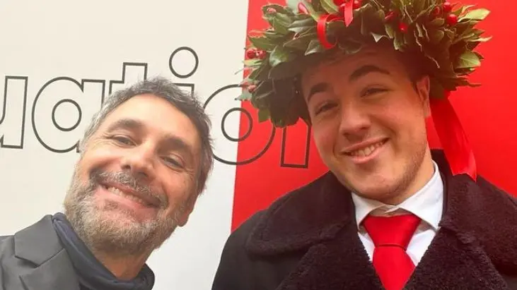 Raoul Bova and his ex-wife Chiara Giordano together for their son's ...