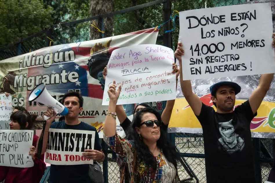 Città del Messico protesta contro Trump
