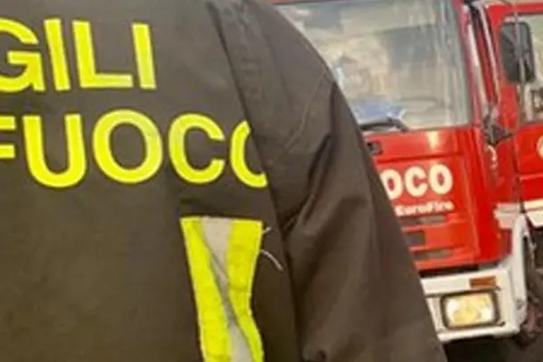 Intervento dei vigili del fuoco