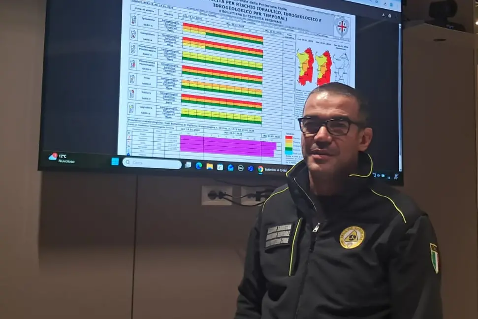 Mauro Merella, direttore generale della Protezione civile della Sardegna