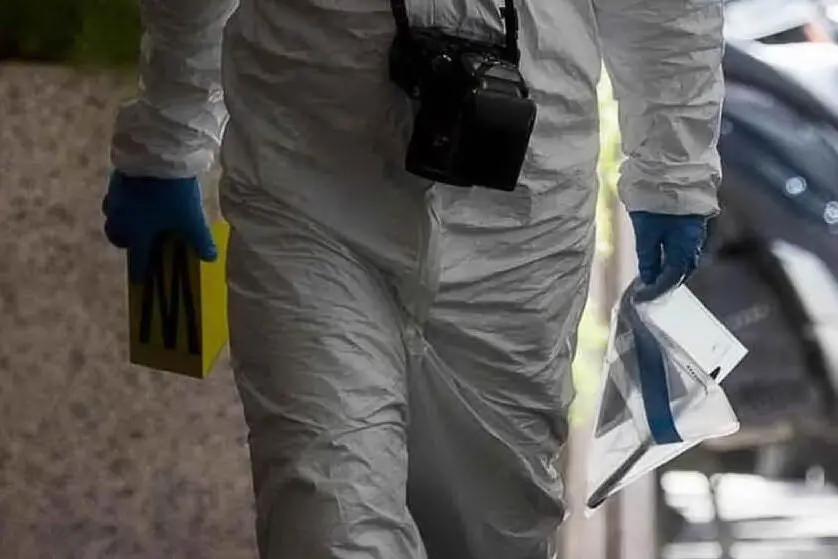 Polizia scientifica (Ansa)