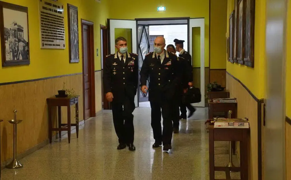 La visita (foto carabinieri)