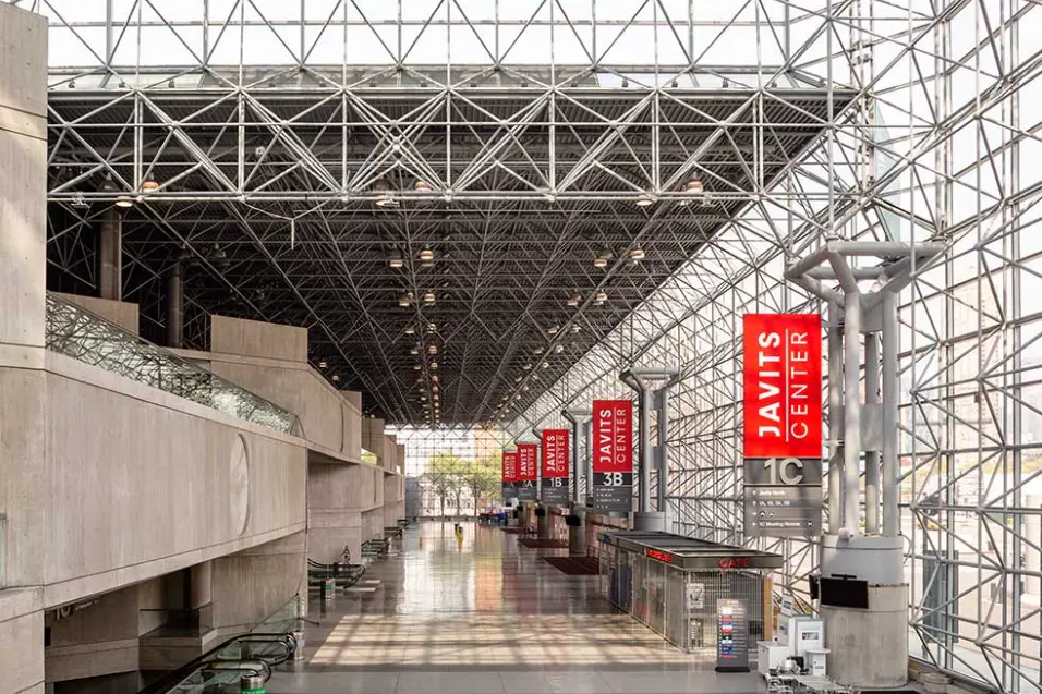 Il Javits Center di New York (dal sito ufficiale)