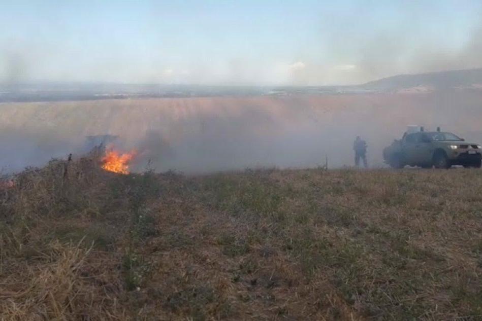 Quattro incendi in provincia di Oristano, impegnato anche l'elicottero di Fenosu