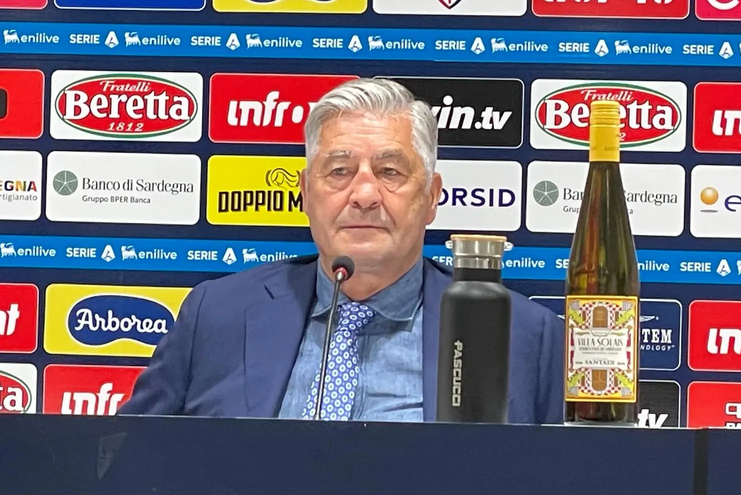 Guido Angelozzi, ex direttore sportivo del Cagliari (foto Spignesi)