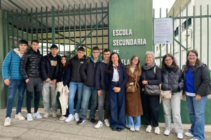 Gli studenti e docenti a Porto