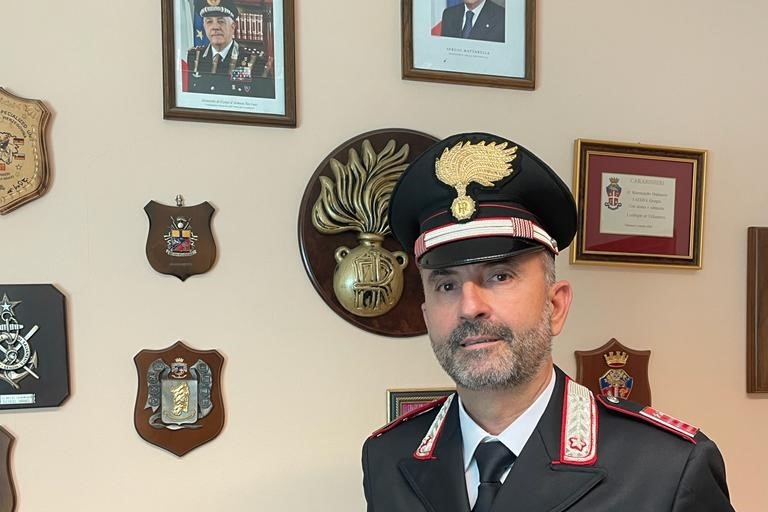 Il luogotenente Giorgio Faedda (Foto Serreli)