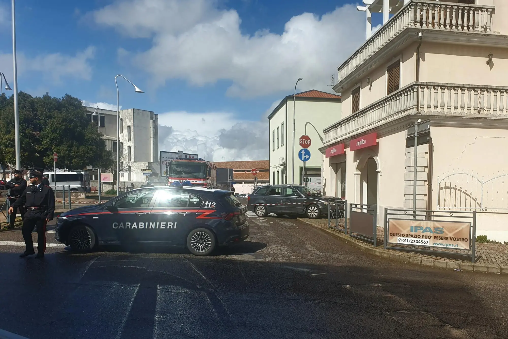 L'incidente a Macomer (foto Oggianu)