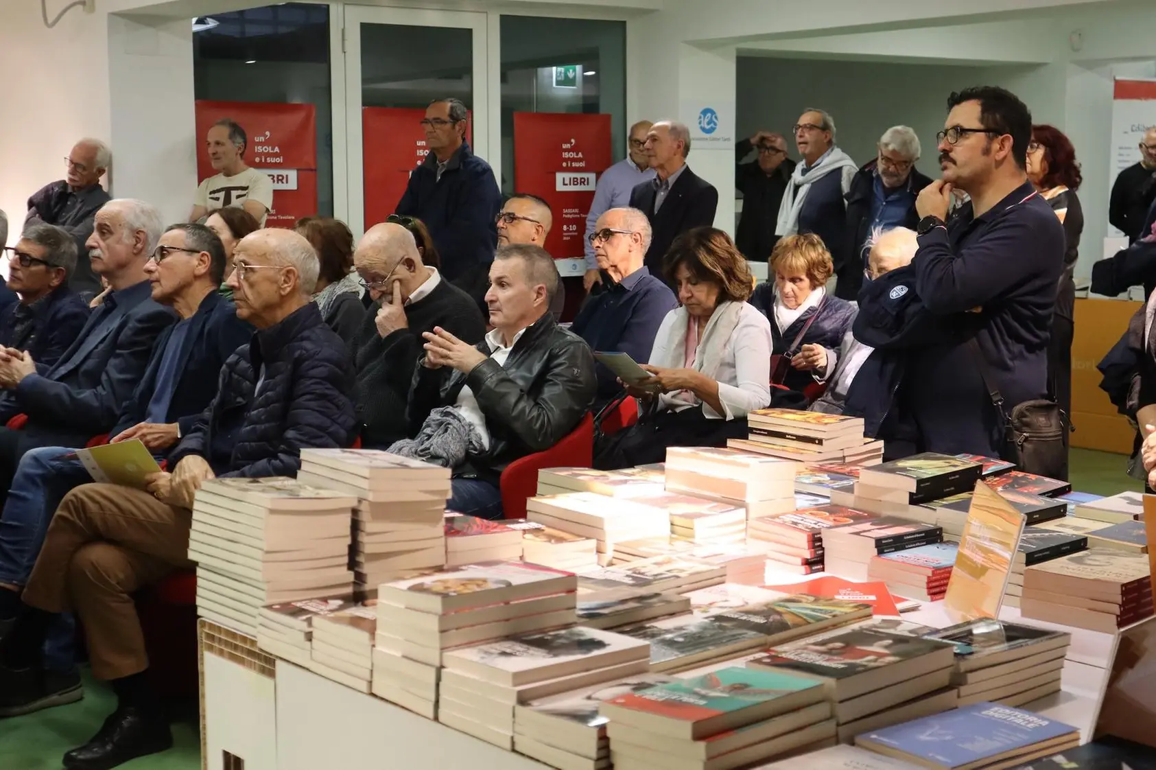 Un'affollata presentazione al Padiglione Tavolara