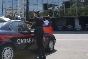Una pattuglia dei carabinieri