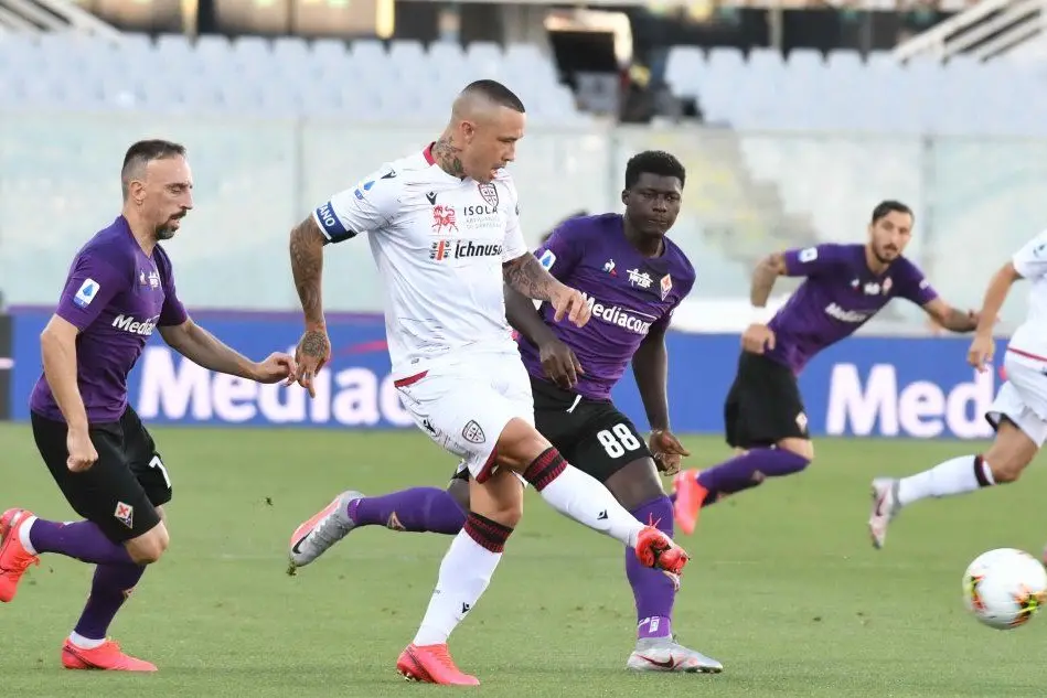Nainggolan in azione (Ansa)