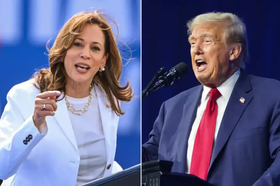 Kamala Harris e Donald Trump (foto Ansa)