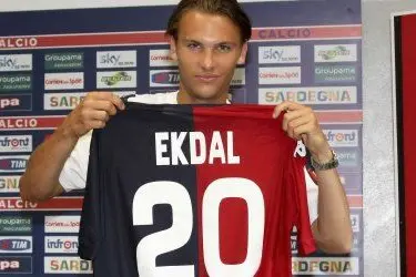 Ekdal con la sua nuova maglia