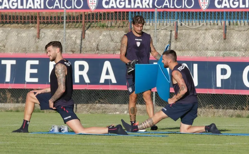 Dalla sinistra Luca Ceppitelli, Daniele Dessena e Luca Cigarini