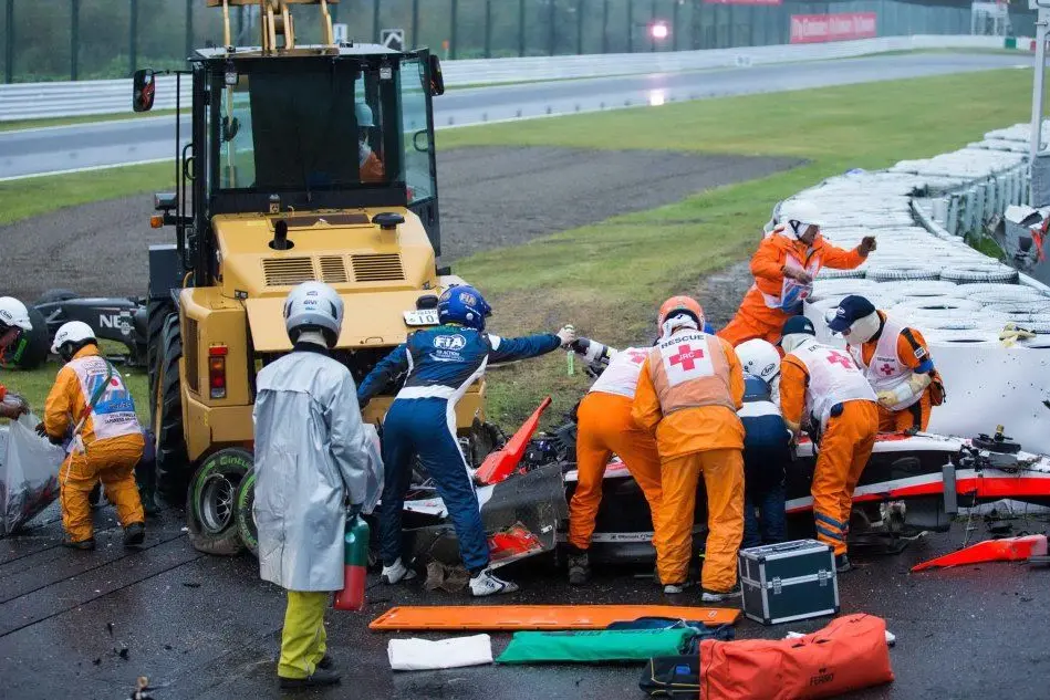 #AccaddeOggi: 5 ottobre 2014, l'incidente al Gp del Giappone di Jules Bianchi