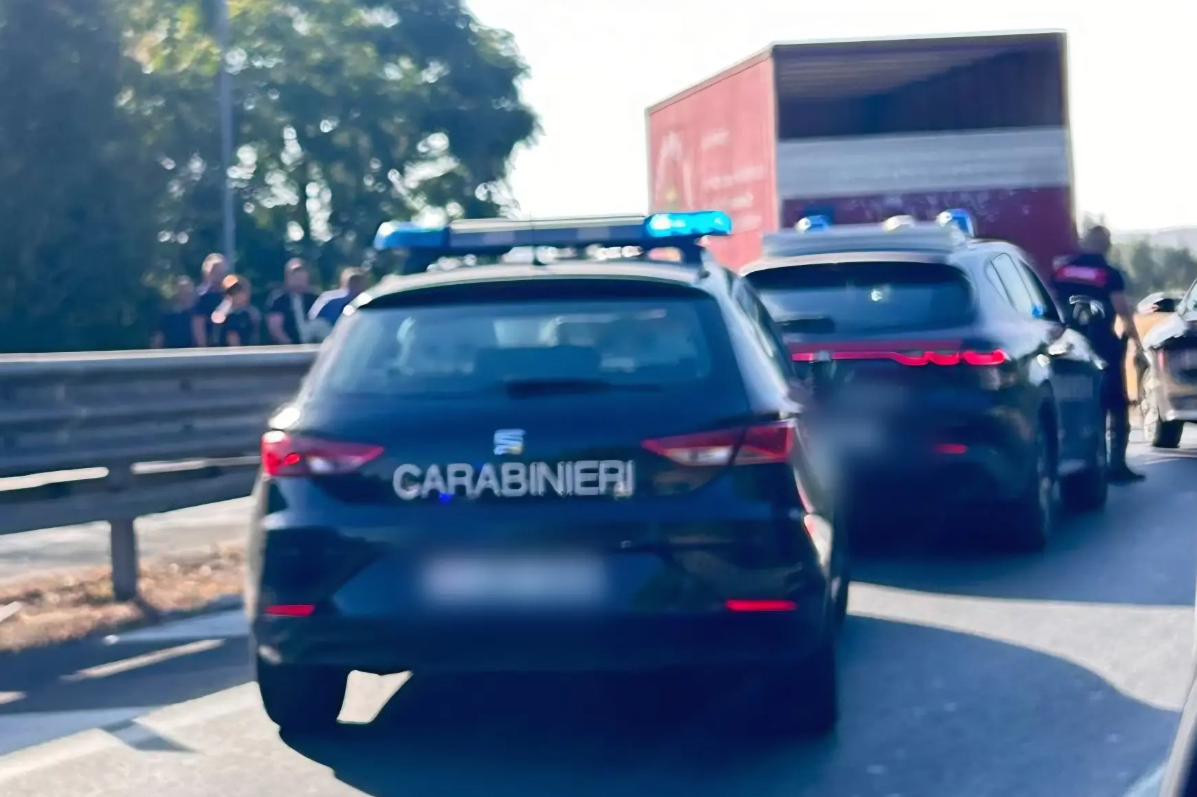 Intervento carabinieri