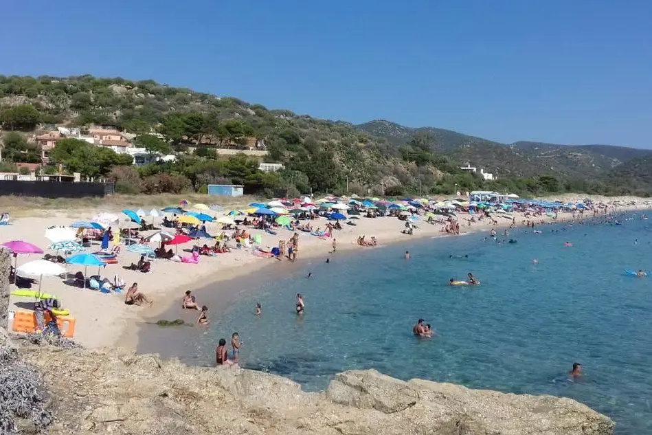 La spiaggia di Geremeas (foto Andrea Serreli)