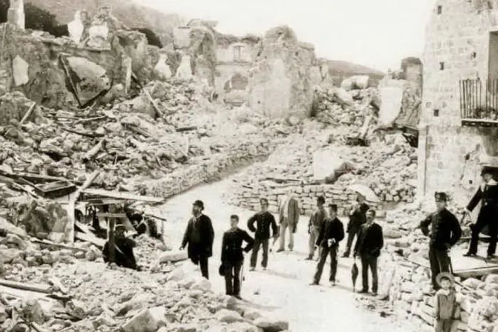 Le rovine del vecchio terremoto a Casamicciola - foto da www.visitischia.com