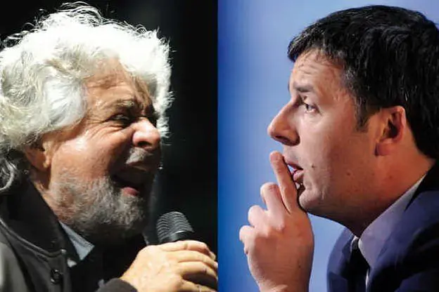 Grillo e Renzi