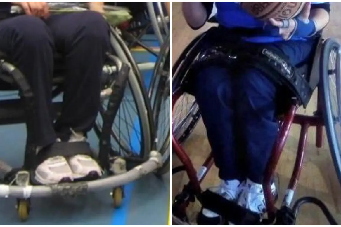 Le carrozzine rubate a Quartu (foto Basket Disabili Sardegna)