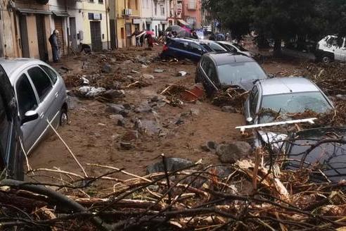 Eventi climatici estremi, la Sardegna nelle 14 aree più colpite d’Italia