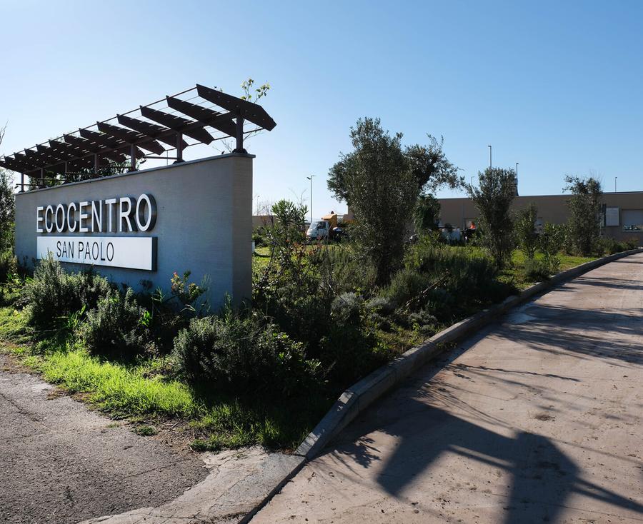 L’ecocentro nuovamente a pieno regime