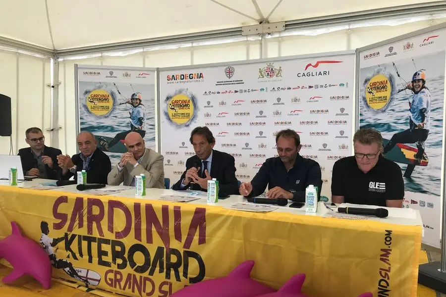 La conferenza di presentazione del Sardinia Grand Slam (foto Clara Mulas)