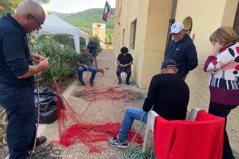 Pescatori del comitato Cigarellu (Foto C.Fiori)