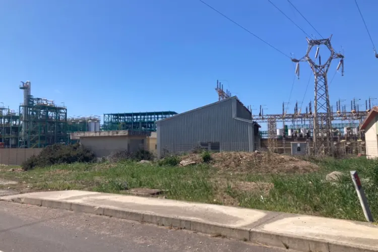 Strada provinciale 34 a Porto Torres (foto Pala)