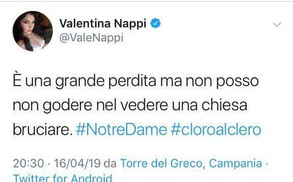 Il post di Valentina Nappi