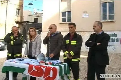 Fermo immagine del servizio di Videolina