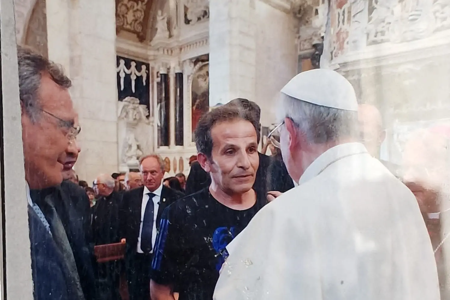 L'incontro di Zuncheddu col Papa