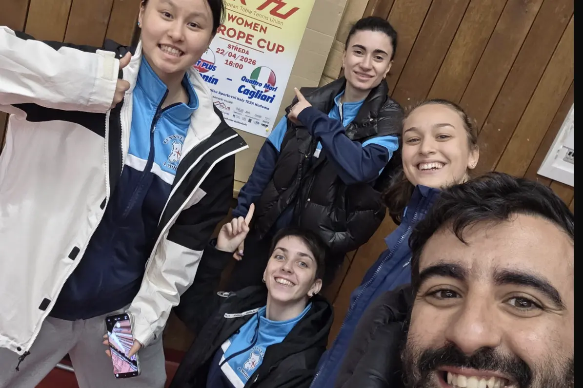 La squadra del Quattro Mori a Hodonin (Foto concessa dall'ASD Quattro Mori)