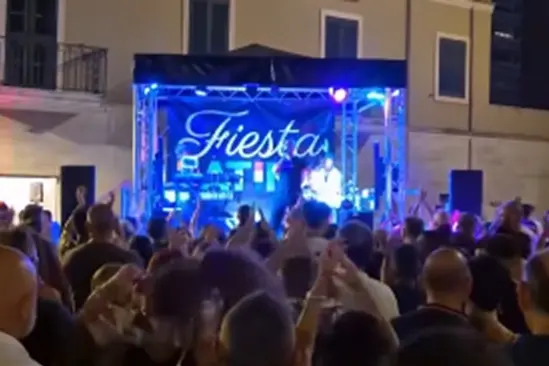 Un momento della Fiesta latina