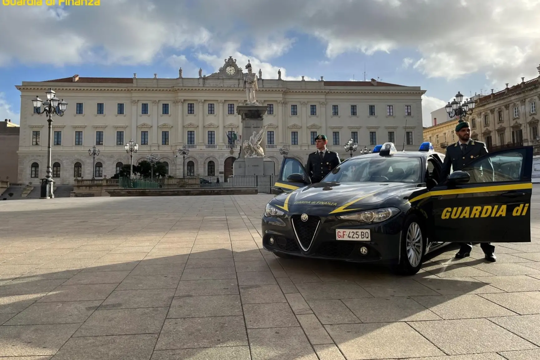 Guardia di Finanza a Sassari (foto concessa)