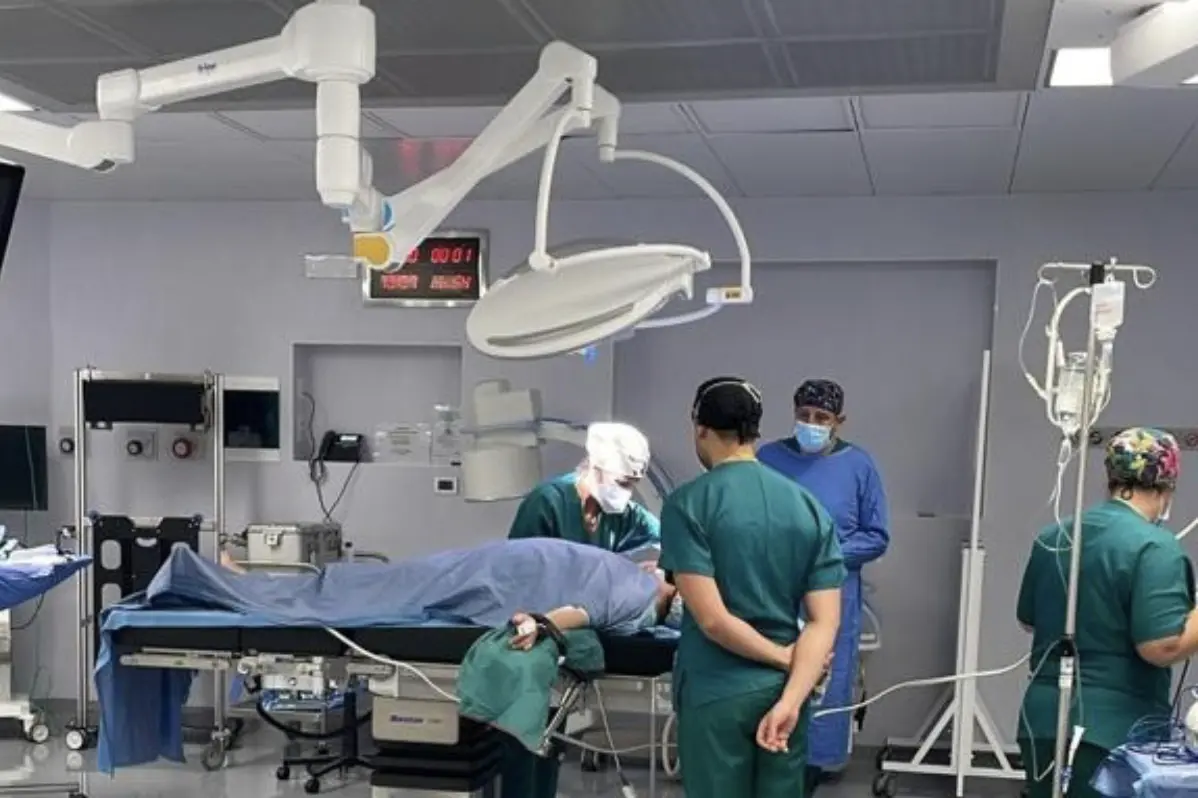 La nuova sala operatoria di Ortopedia (foto Fiori)