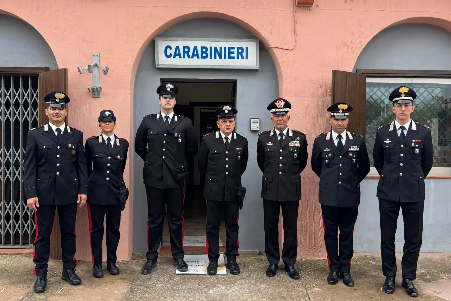 Il presidio dei carabinieri di Flumini di Quartu