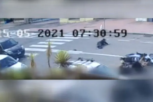 Un fermo immagine dal video
