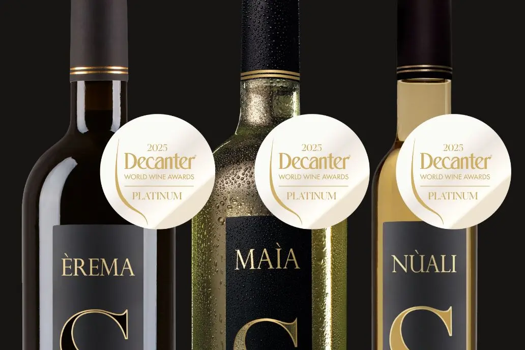 I tre vini di Siddùra premiati con la medaglia di platino