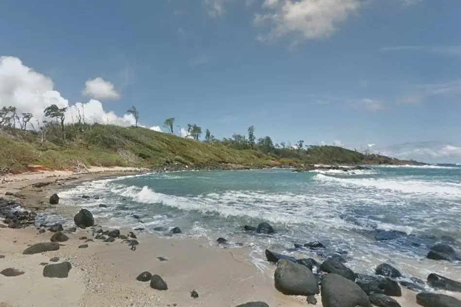 L'isola hawaiana in cui è stato trovato il relitto (Google Maps)