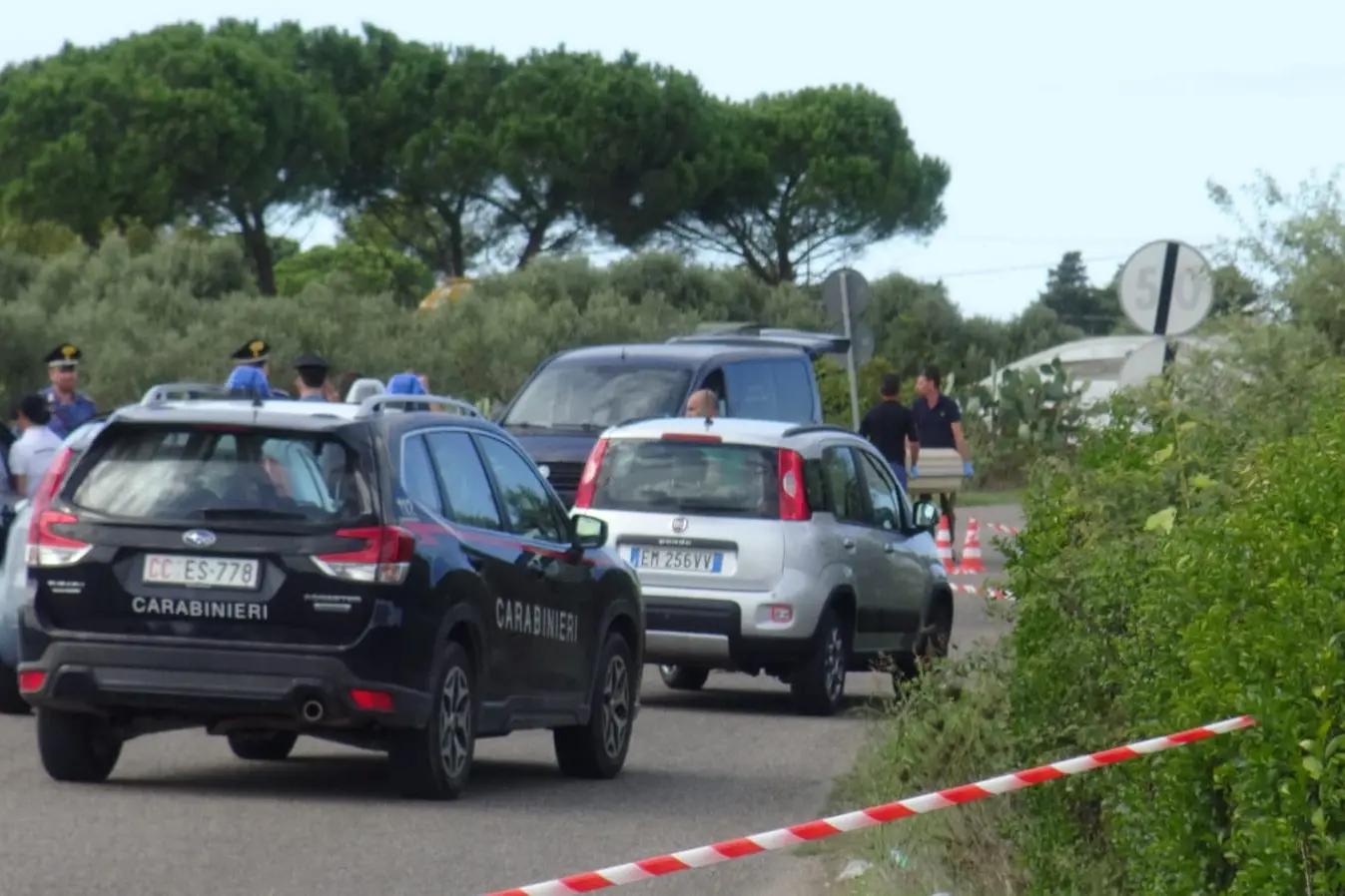 Terralba. Incidente mortale Claudio Manca. 26.09.2025 foto Alessandra Chergia