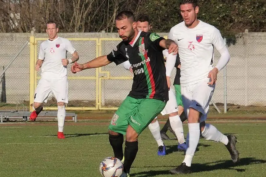 Giuseppe Arvia, nuovo centrocampista del Lanusei (foto Pillonca)