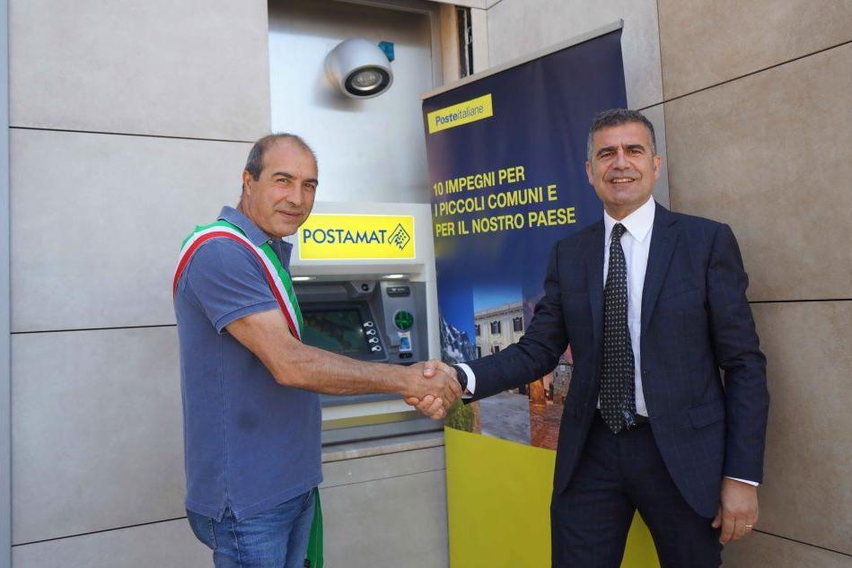 Inaugurato il primo sportello Atm di Poste nel Sud Sardegna