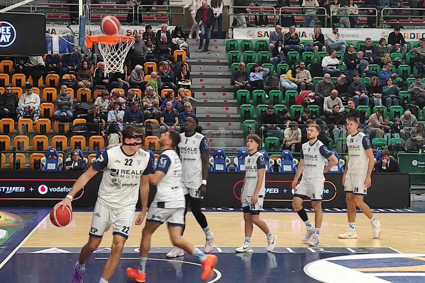 La Dinamo cerca la quarta vittoria di fila in Europe Cup (foto G. Marras)