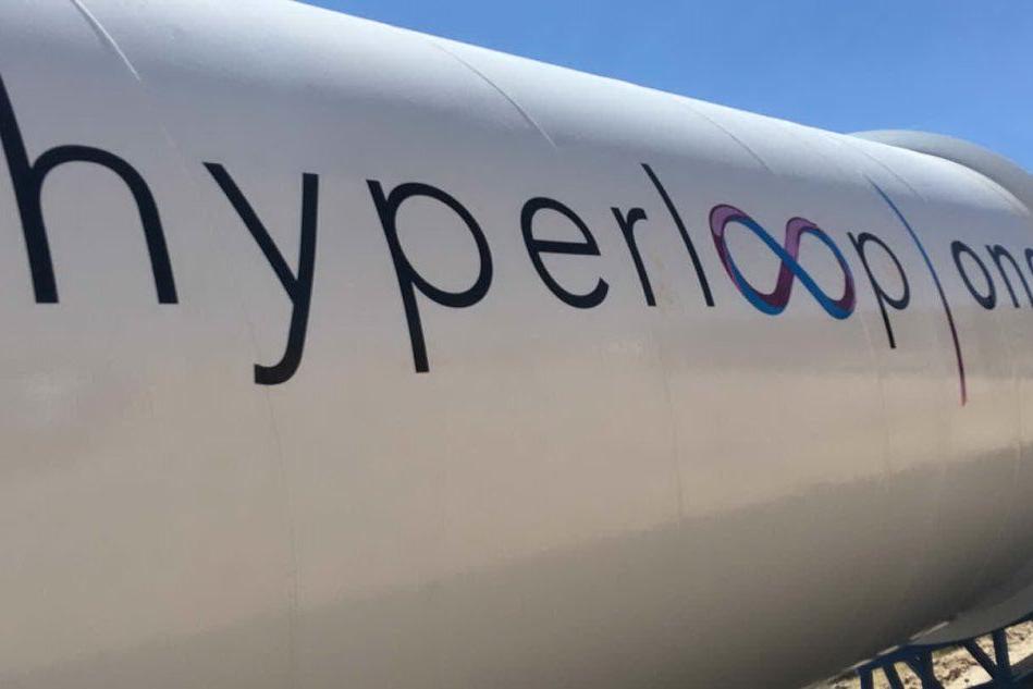 Uno dei \"tubi\" Hyperloop One