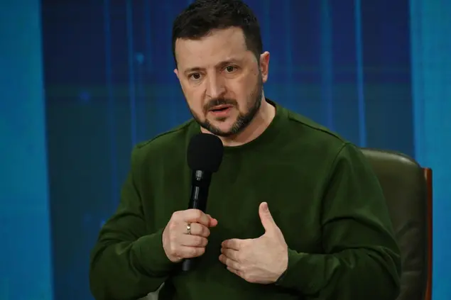 Volodymyr Zelensky (foto Ansa/AFP)